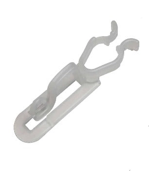 All-purpose plus Christmas light clip for shingle and gutter mounting