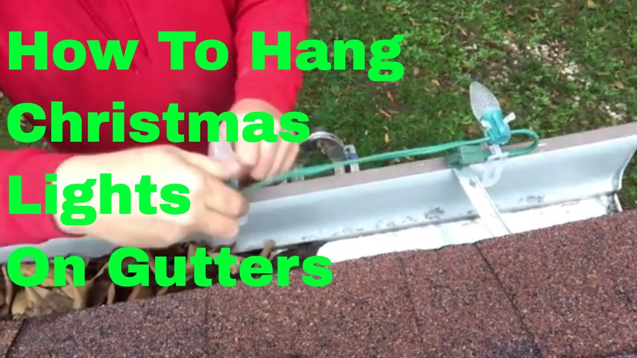 Christmas lights on gutters — ChristmasLightsHQ guide by Jason Geiman