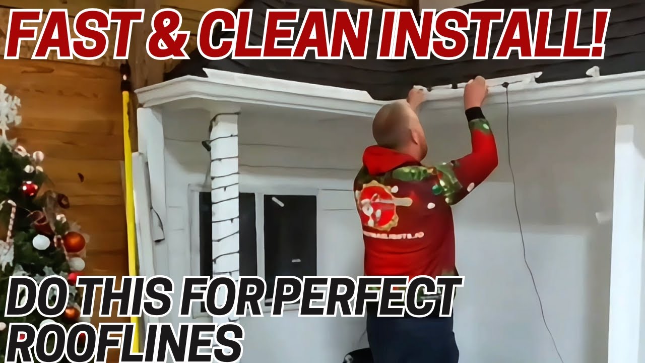 Ridge clip installation — ChristmasLightsHQ guide by Jason Geiman