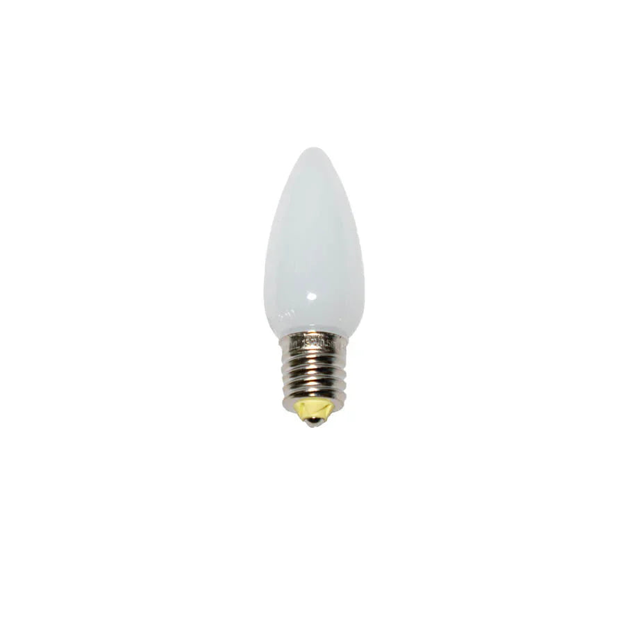 OLD C9 Minleon V2 LED Christmas Light Bulbs in Opaque Warm White - 25/Pack