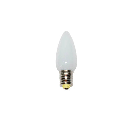 OLD C9 Minleon V2 LED Christmas Light Bulbs in Opaque Warm White - 25/Pack