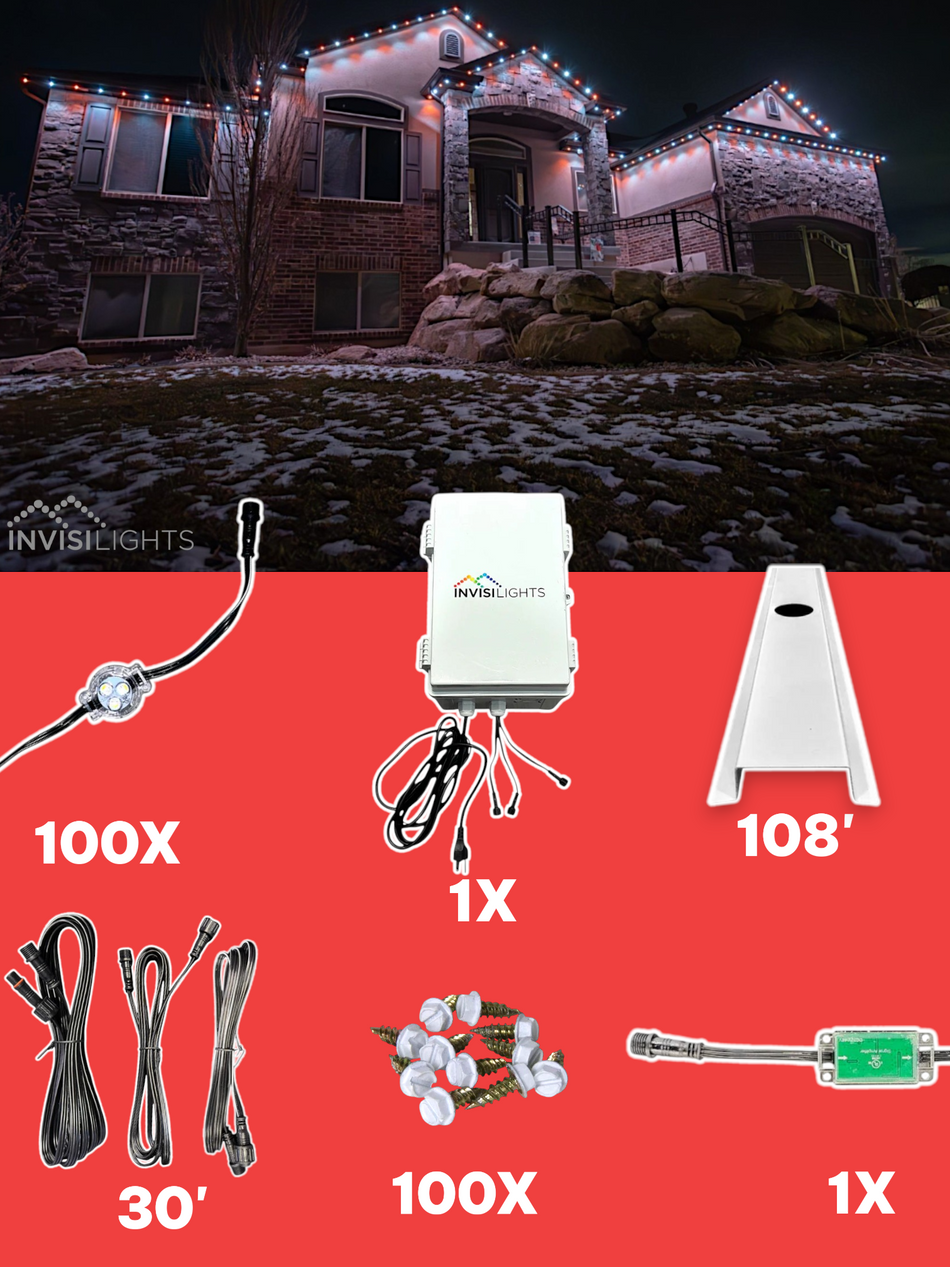 InvisiLights 100' Kit