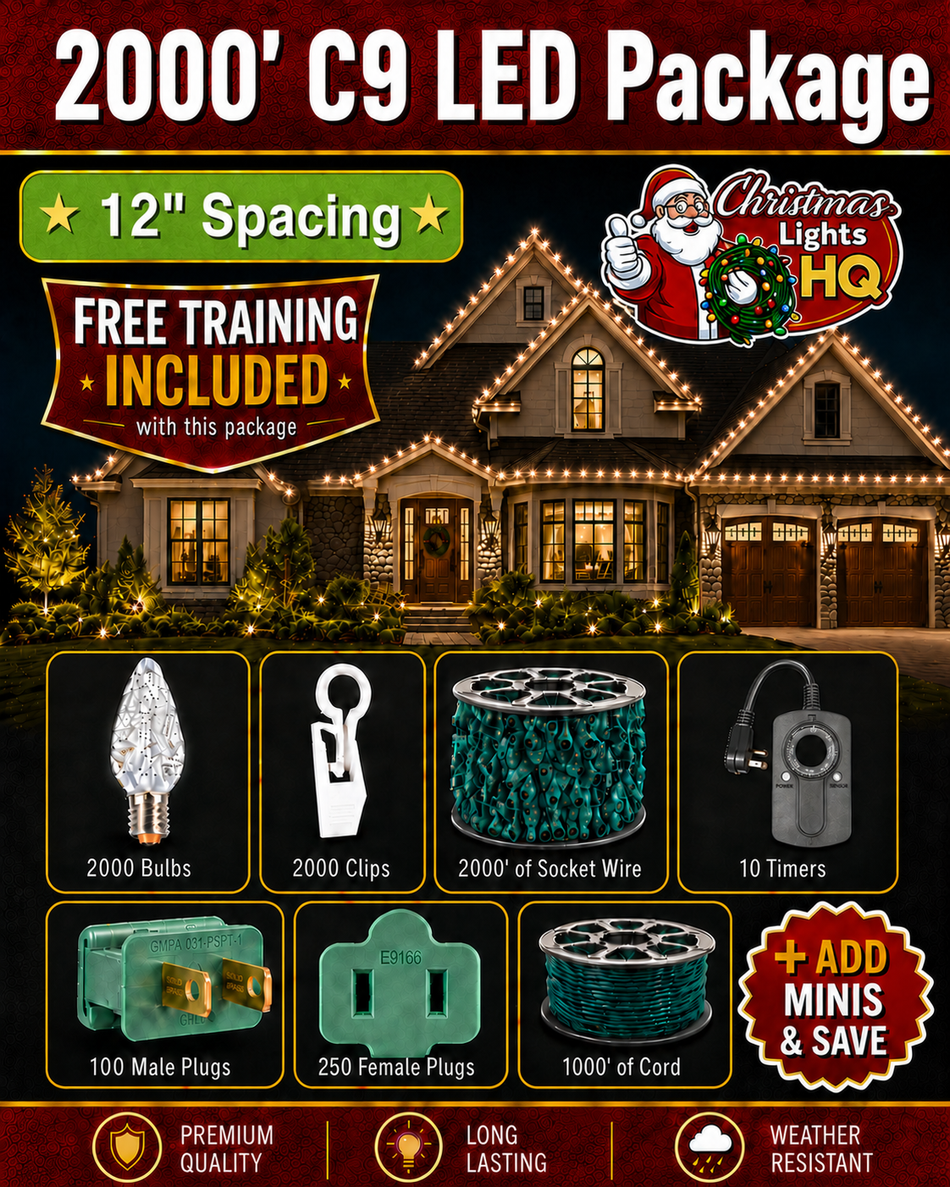 C9 Contractor Pack - 2,000ft - 12" Spacing