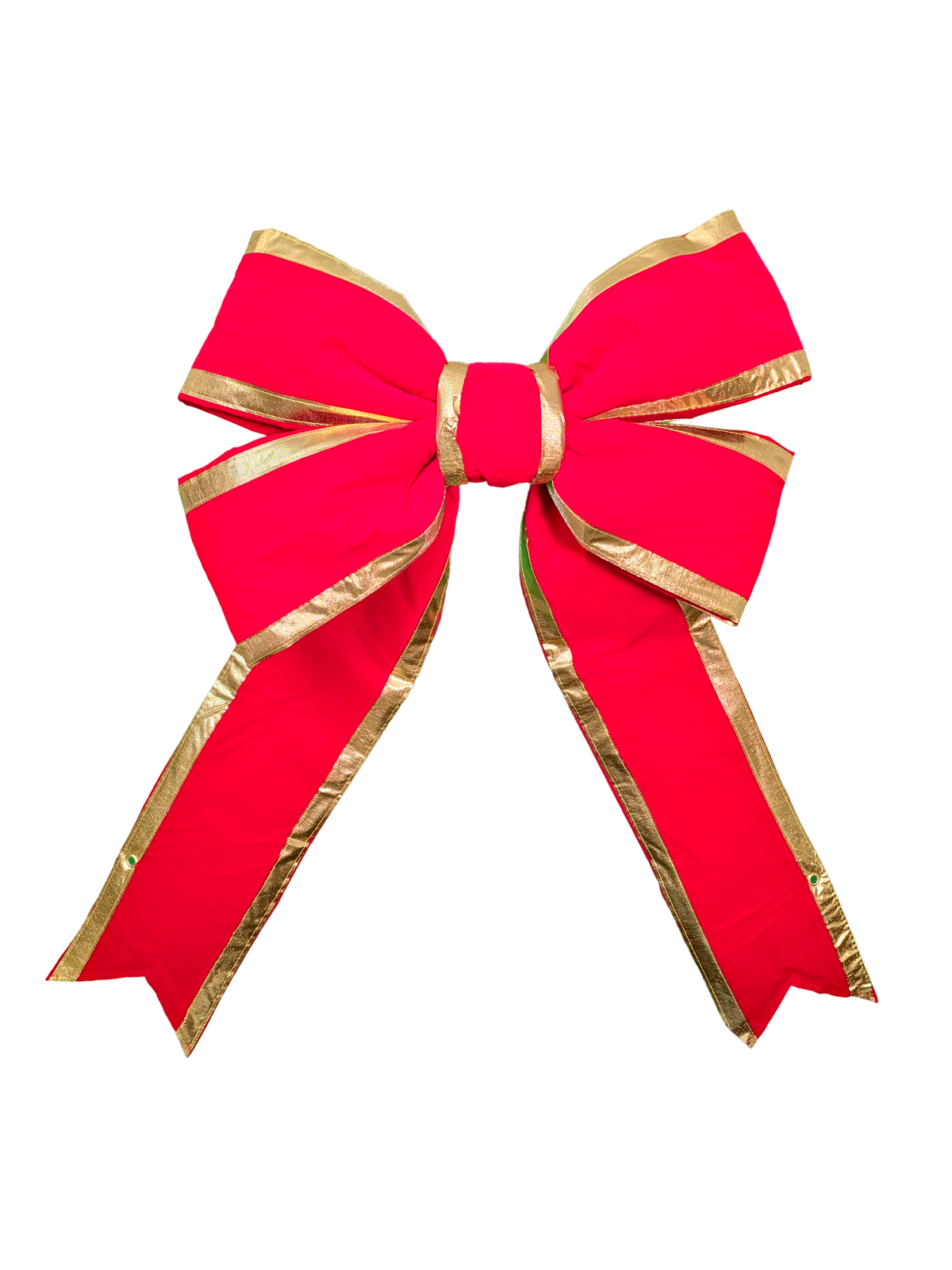 Bows in Red & Gold Velvet - 12" - Each