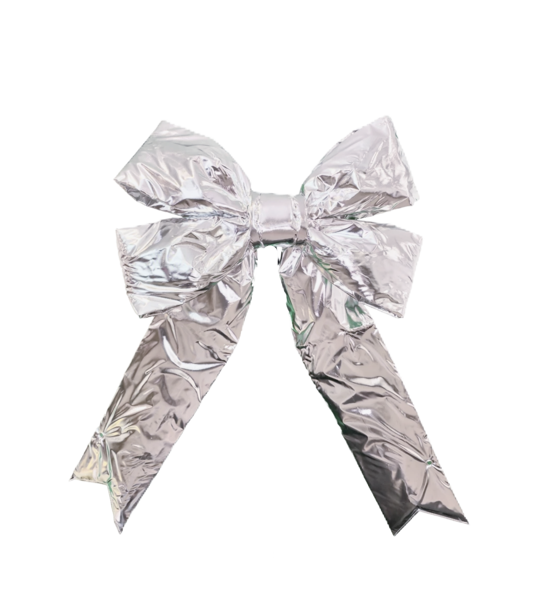 Bows in Silver Metallic - 12" - Each