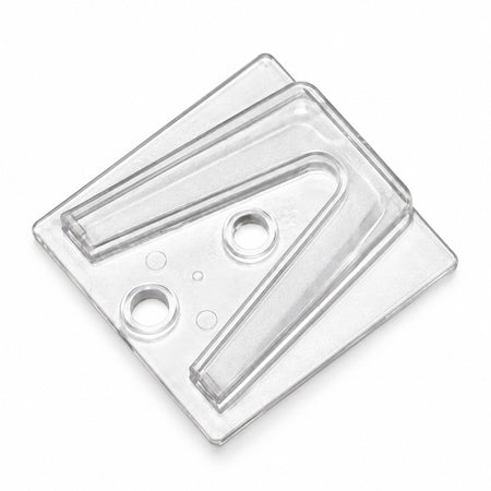 Parapet Clip clear plastic Christmas light clip for parapet walls - Christmas Lights HQ