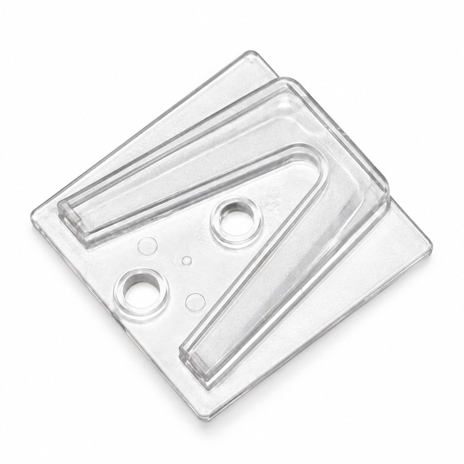 Parapet Clip clear plastic Christmas light clip for parapet walls - Christmas Lights HQ
