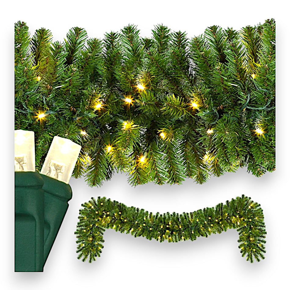 9' x 14" Sequoia Fir Garland