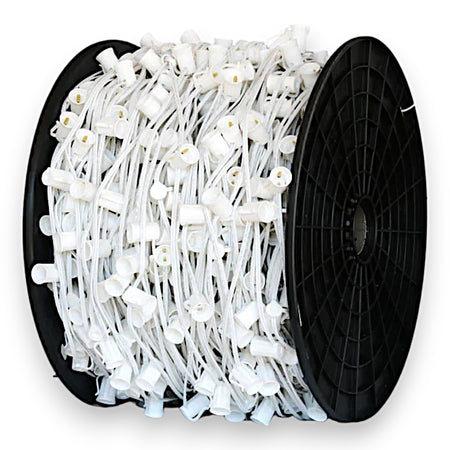C9 1000' (SPT-1) Socket Spools in Commercial - White - 15"