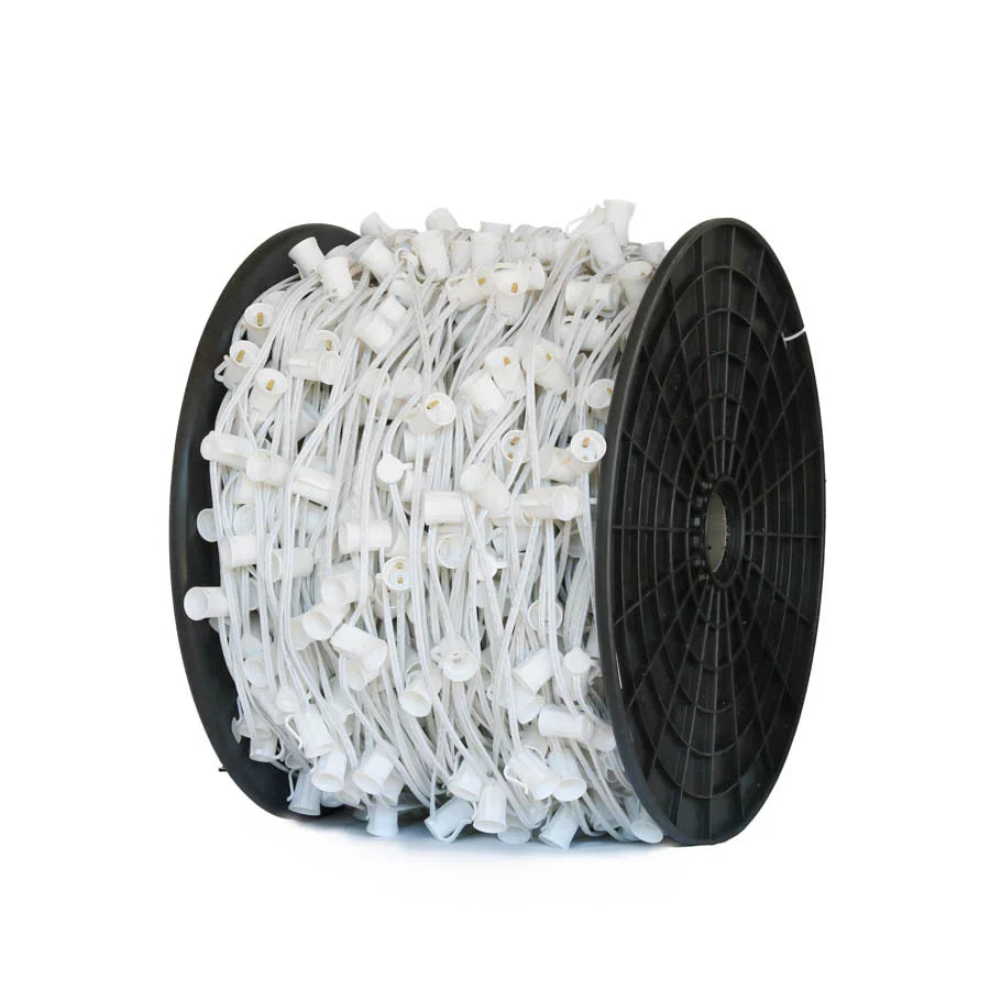 C9 1000' (SPT-1) Socket Spools in Commercial - White - 12"