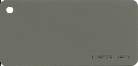 King Permanent Lighting Aluminum Channel in Hat Channel - Charcoal Gray