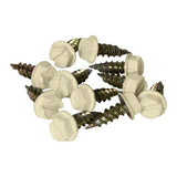King Permanent Lighting Mounting Screws 100 Pack) in Classic Cream