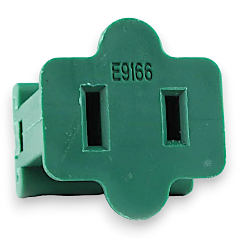 Female Gilbert Plugs SPT-1 (with Knockout Tab) in Green - 50/Pack