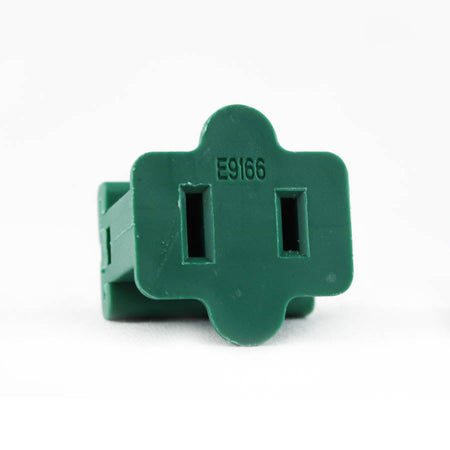 Female Plugs (with Knockout Tab (SPT-2) in Green - 50/Pack