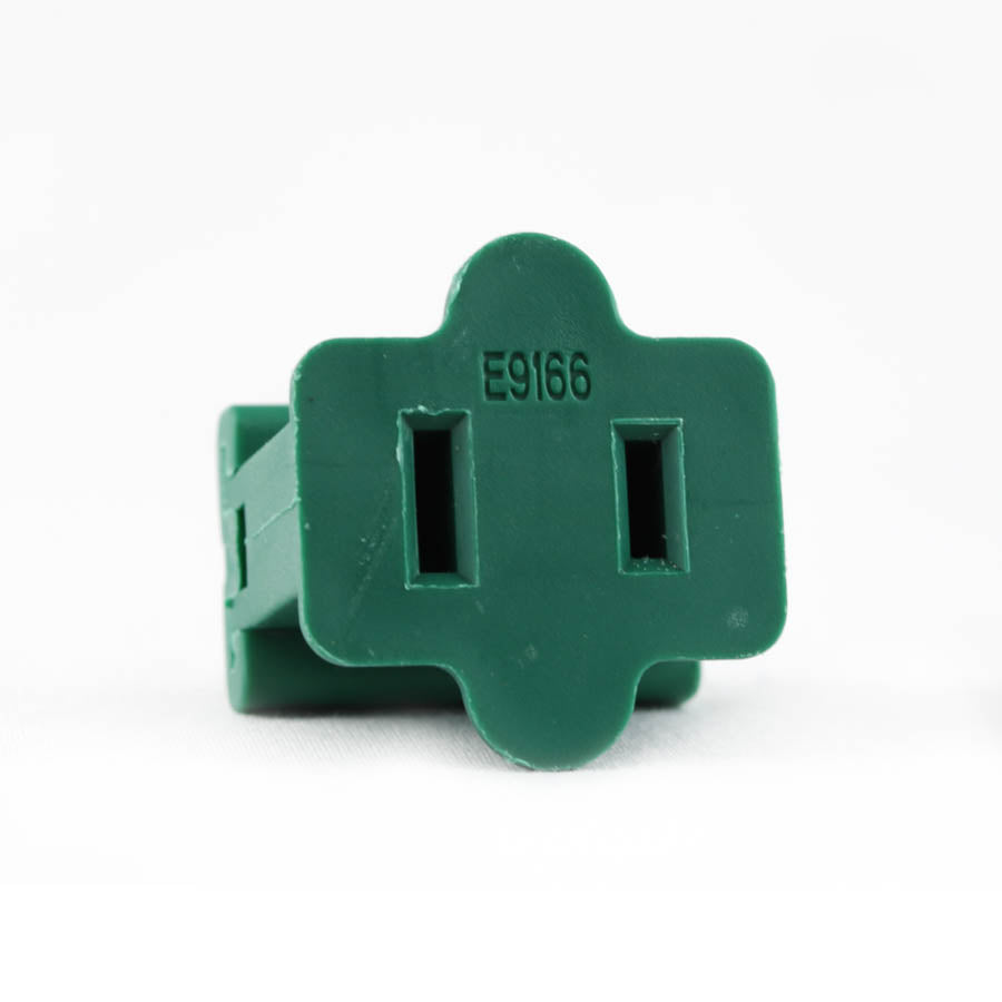 Female Plugs (with Knockout Tab (SPT-2) in Green - 50/Pack