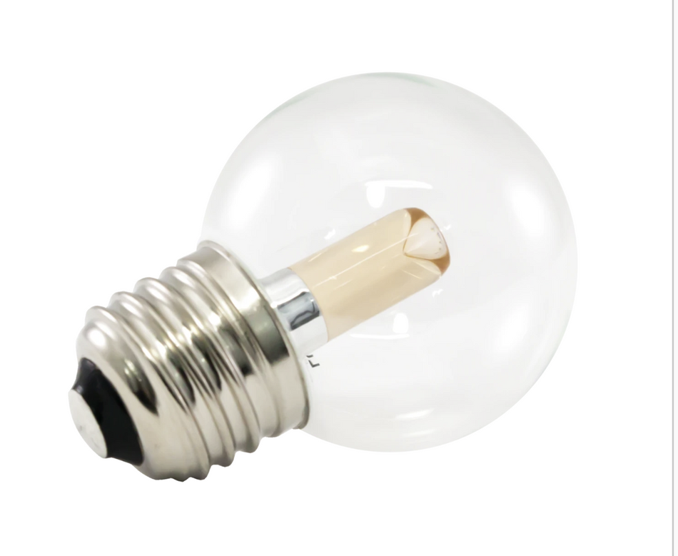 G50 E26 BULB WARM WHITE - Glass