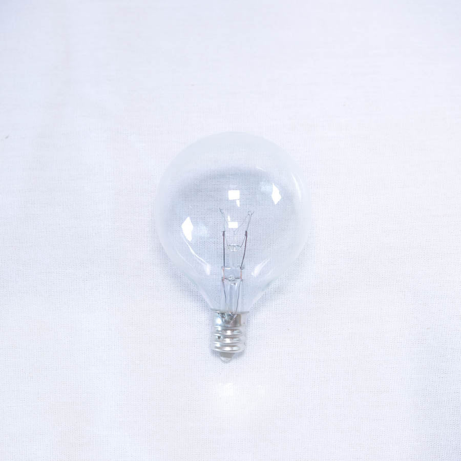 G50 E12 (C7) Clear Incandescent Globe Bulbs