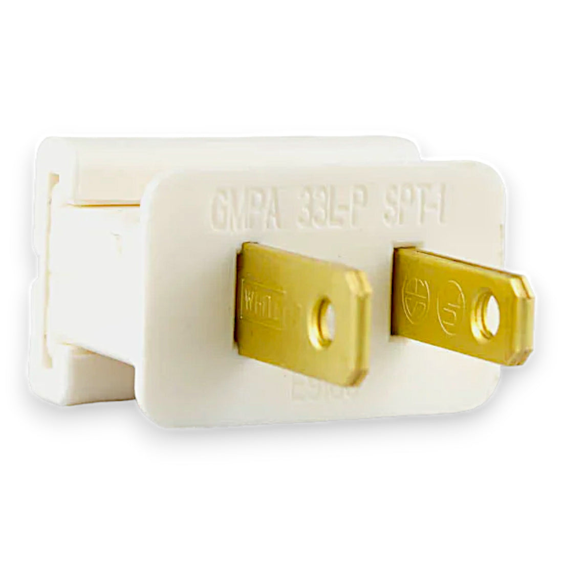 Male Gilbert Plugs SPT-1 in White - 50/Pack
