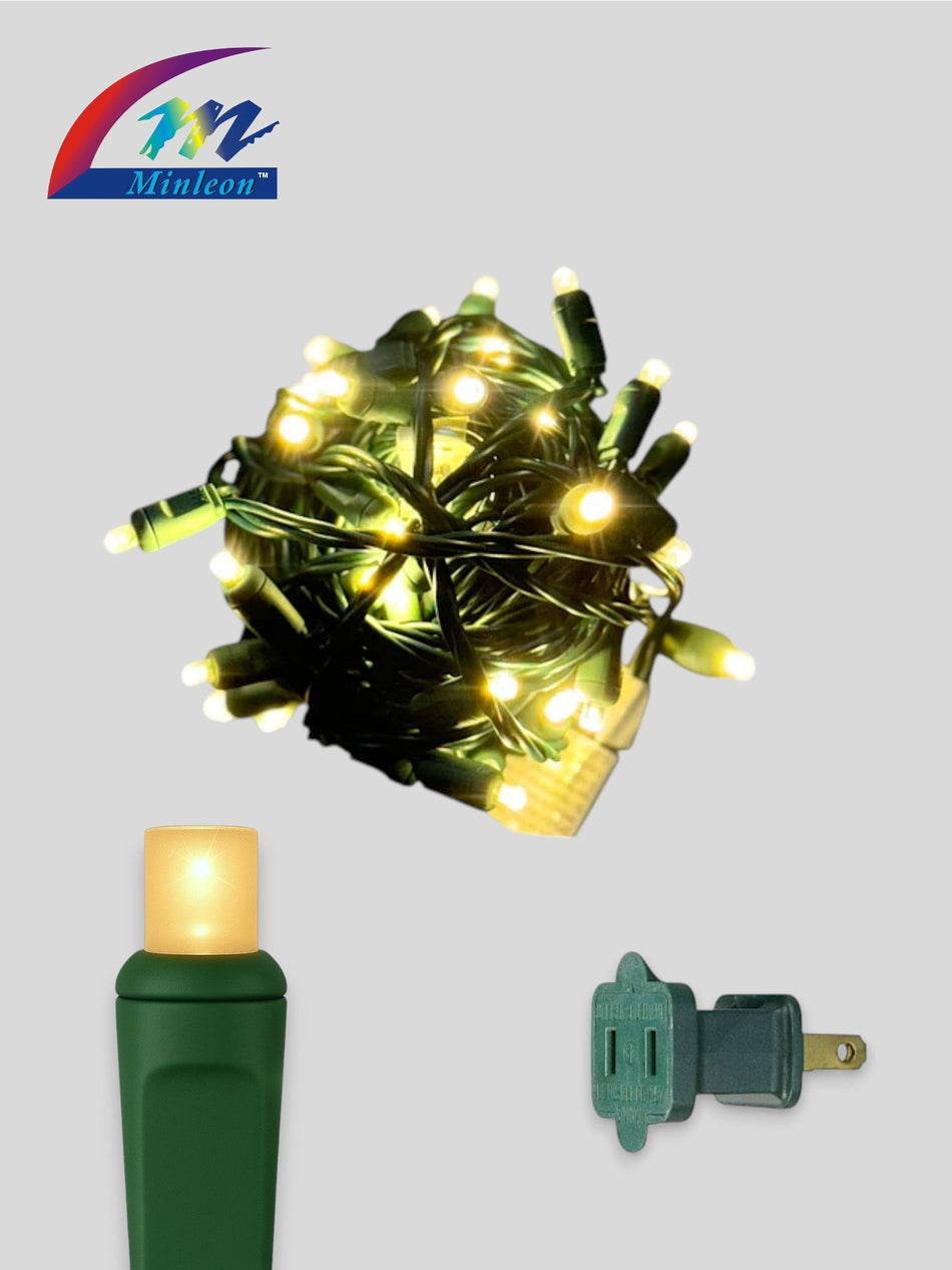 Minleon 50L 6" Spacing Concave LED Mini Lights (Ball)