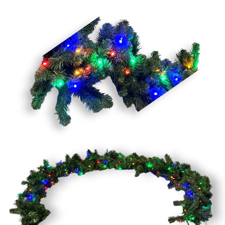 9' x 14" Commercial Garland in Multi - Each