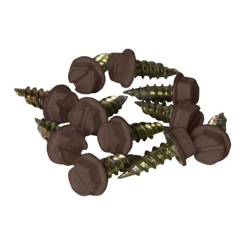 King Permanent Lighting Mounting Screws 100 Pack) in Musket Brown