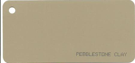 King Permanent Lighting Aluminum Channel in Hat Channel - Pebble Stone Clay