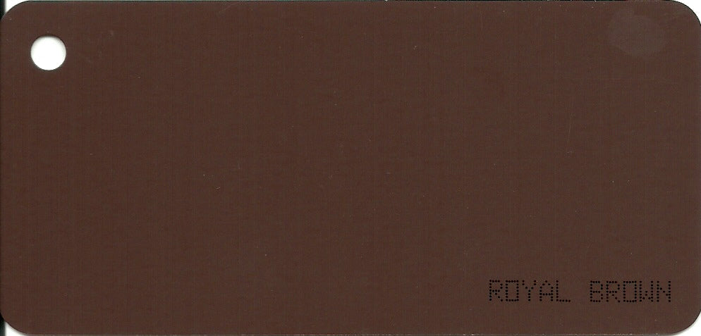 King Permanent Lighting Aluminum Channel in Hat Channel - Royal Brown