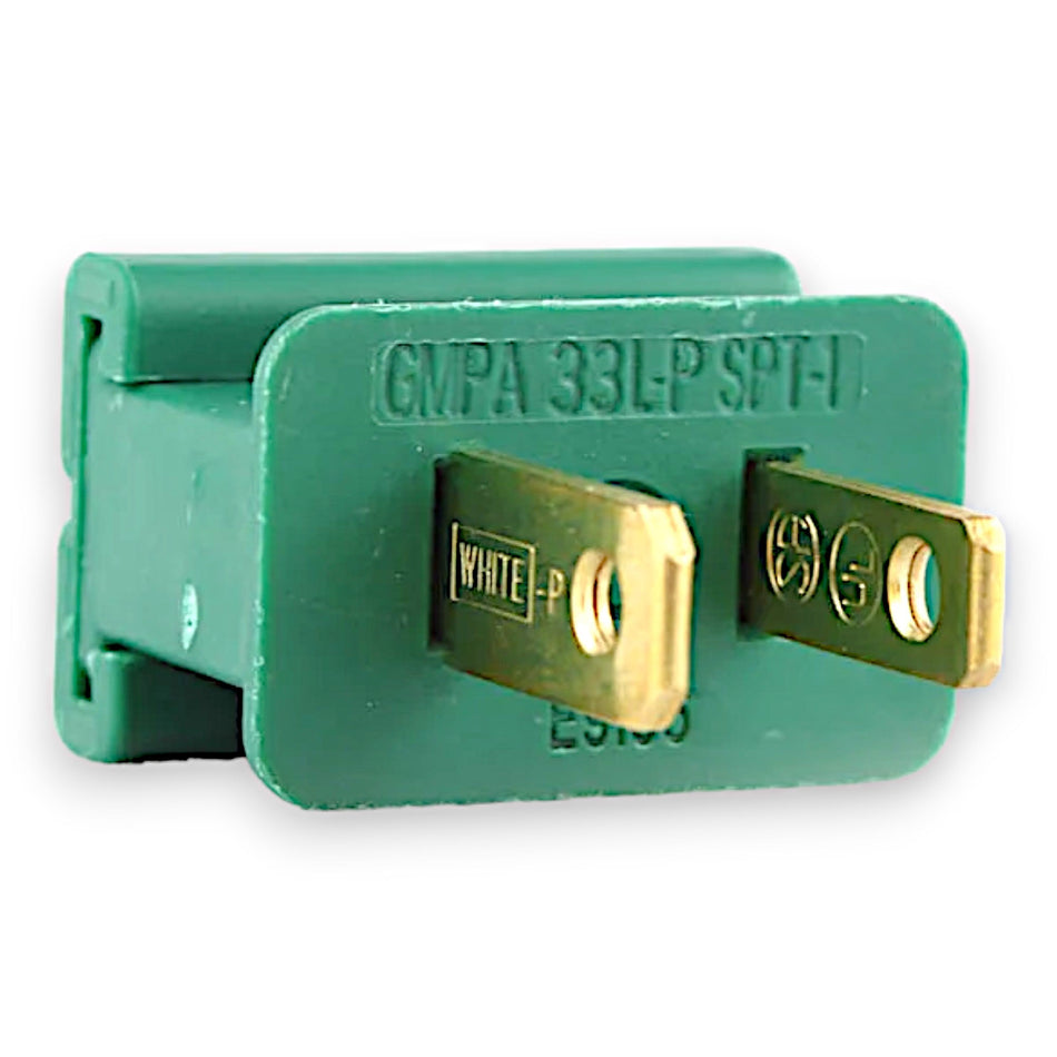 Male Gilbert Plugs SPT-1 in Green - 50/Pack