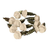 King Permanent Lighting Mounting Screws 100 Pack) in Sand Tone