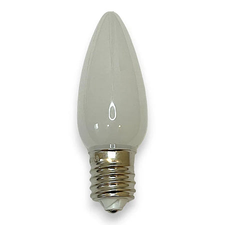OLD C9 Minleon V2 LED Christmas Light Bulbs in Opaque Cool White - 25/Pack