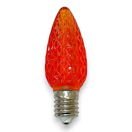 OLD C9 Minleon V2 LED Christmas Light Bulbs in Orange - 25/Pack