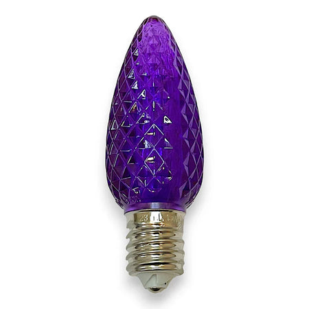OLD C9 Minleon V2 LED Christmas Light Bulbs in Purple - 25/Pack