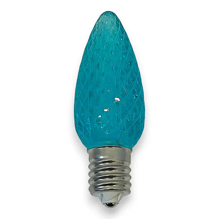 OLD C9 Minleon V2 LED Christmas Light Bulbs in Teal - 25/Pack