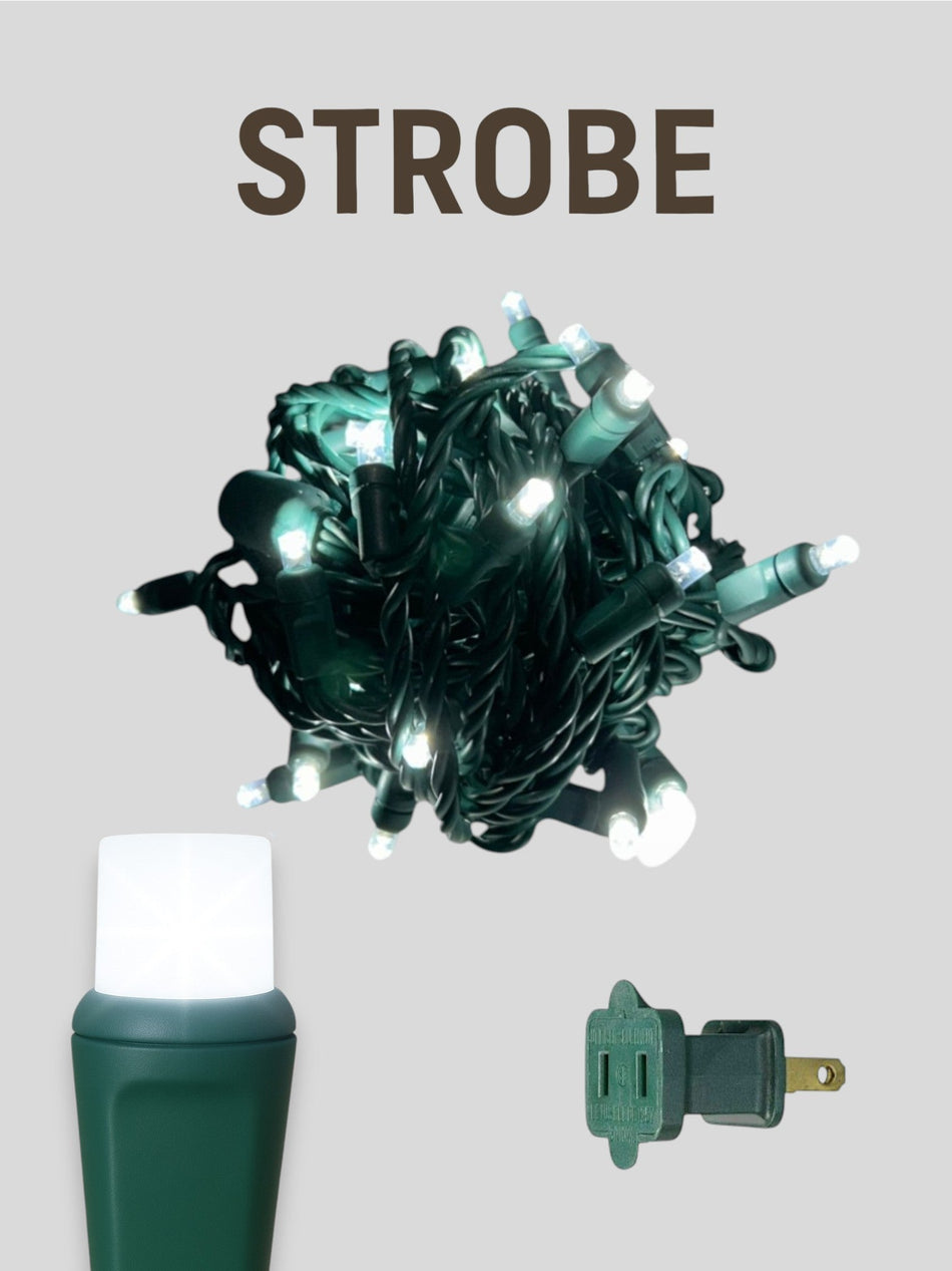 50L 6" Spacing Mini Lights - STROBE