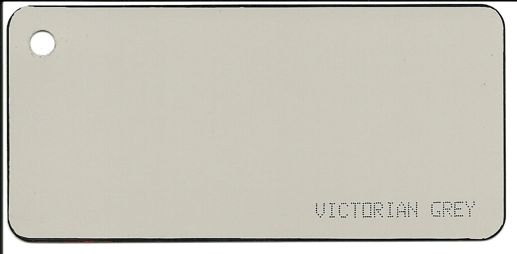 King Permanent Lighting Aluminum Channel in Hat Channel - Victorian Gray