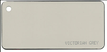King Permanent Lighting Aluminum Channel in Hat Channel - Victorian Gray