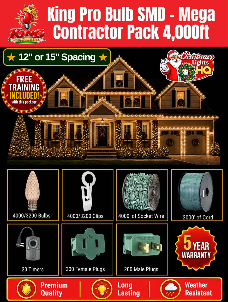 King Pro C9 SMD Mega Contractor Pack – 4,000ft