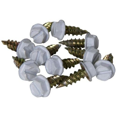 King Permanent Lighting Mounting Screws 100 Pack) in White