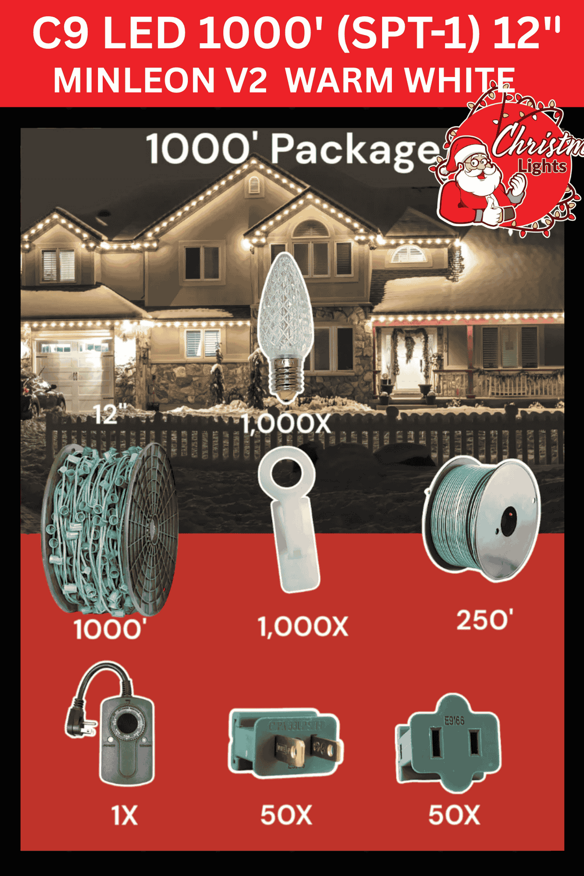 C9 Starter Pack — 1,000ft retail packaging
