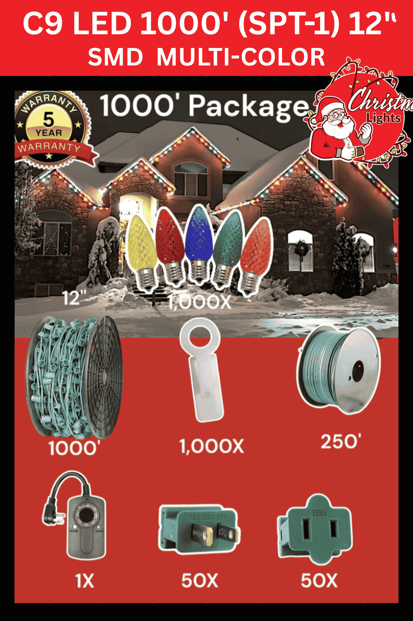 C9 Starter Pack — 1,000ft retail packaging