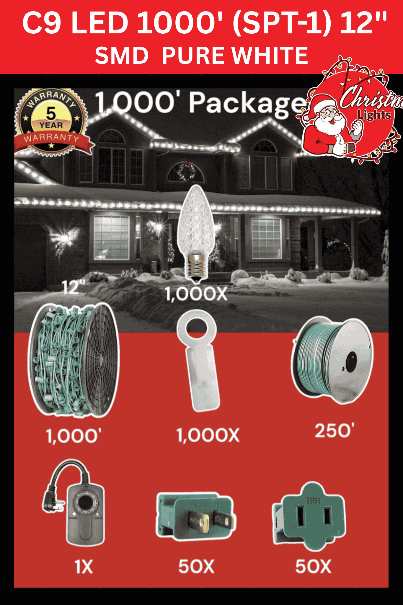 C9 Starter Pack — 1,000ft retail packaging