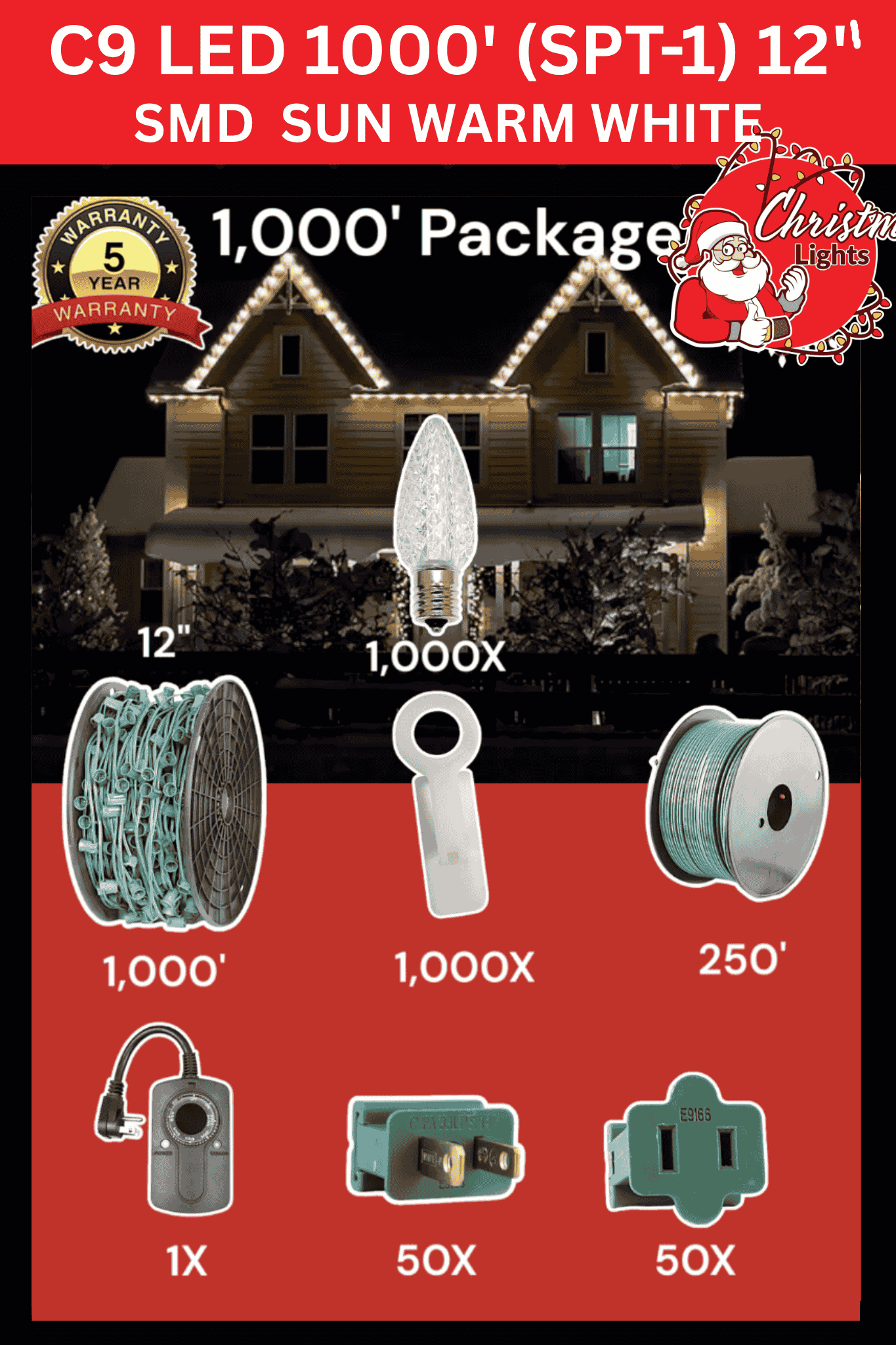 C9 Starter Pack — 1,000ft retail packaging