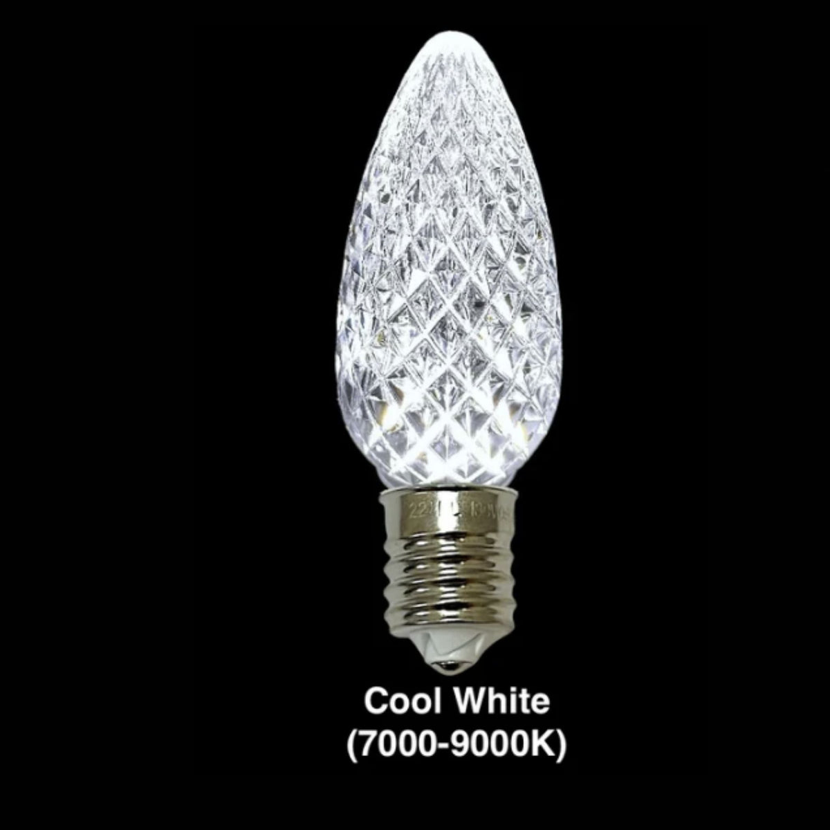 C9 Minleon LED Christmas light bulb in cool white