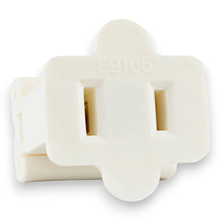 Female Gilbert Plugs SPT-1 (with Knockout Tab) in White - 50/Pack
