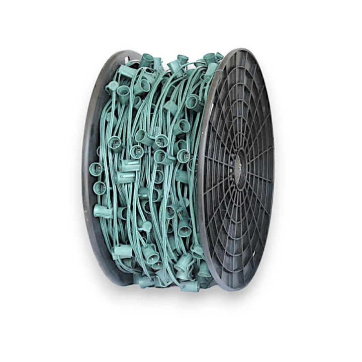 FIRE SALE - Green C9 500' (SPT-1) 15" Spacing Socket Spools