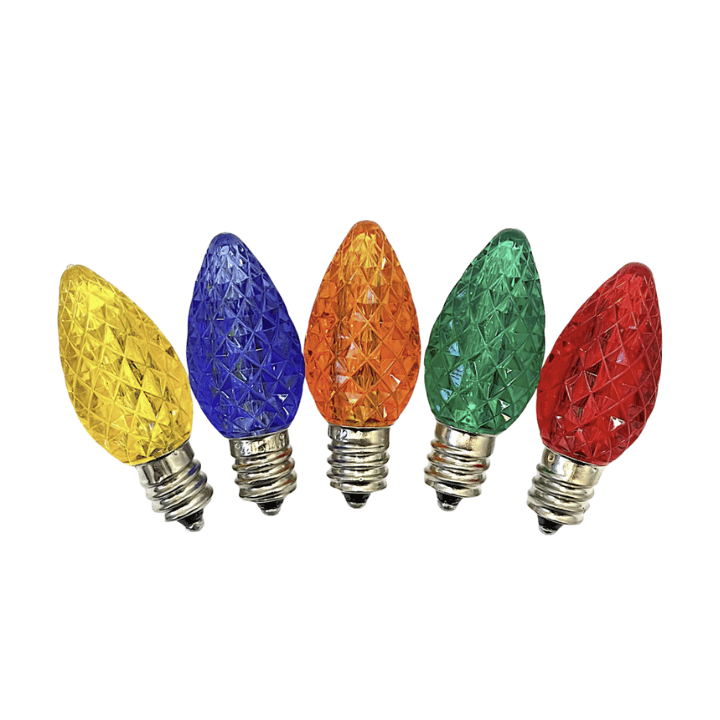 FIRE SALE - C7 MULTI - SMD LED Christmas Light Bulb