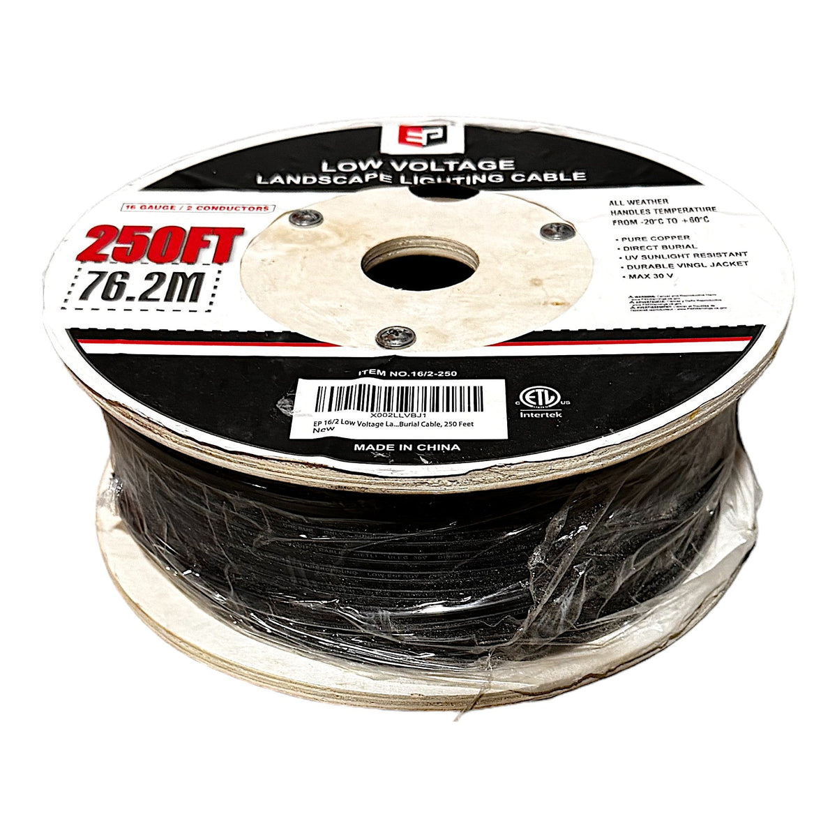 King Permanent Lighting Low Voltage Wire — 250' Roll