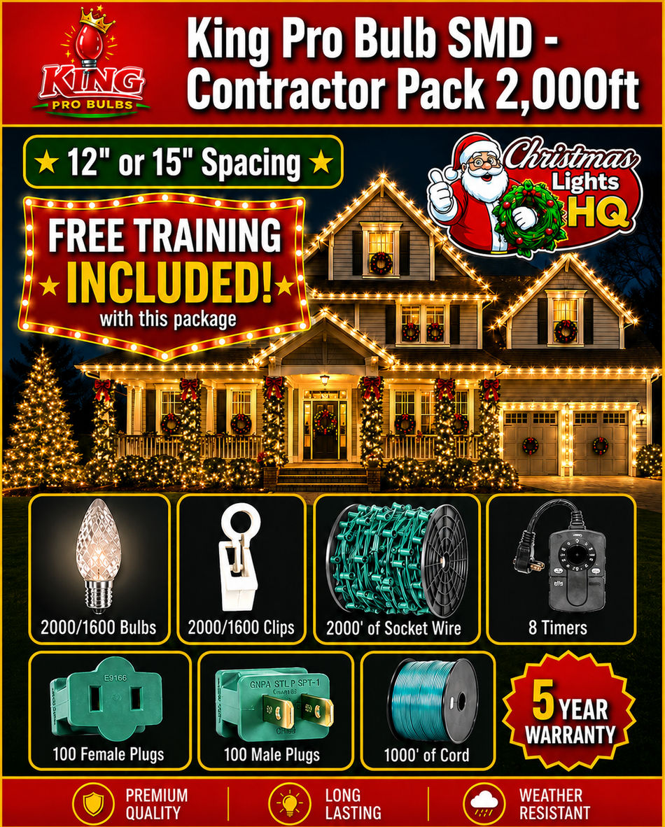 The King Pro Bulb SMD - Contractor Pack 2,000ft