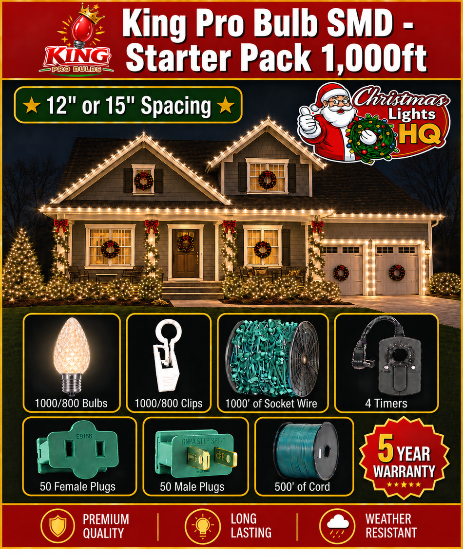 King Pro Bulb SMD - Starter Pack 1,000ft