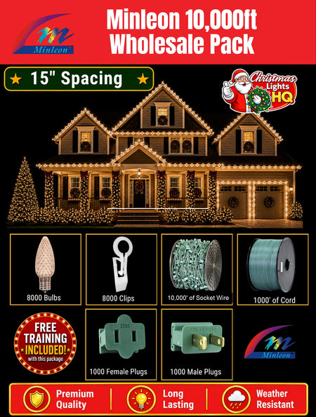 King Pro Bulb SMD Wholesale Pack 15 inch spacing 10,000 ft